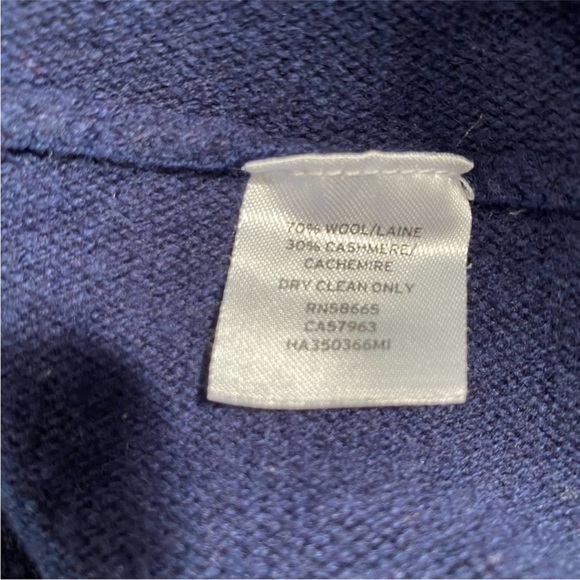 Halogen, Cashmere Blend, Navy Tunic Sweater. Like new condition. S - Picture 7 of 10